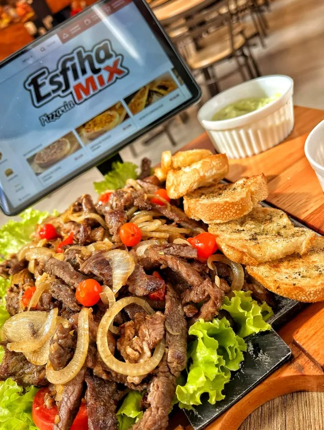 Prato de carne da Esfiha Mix